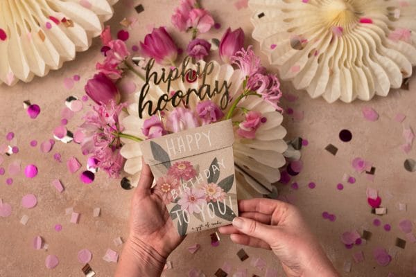 Send cheerful birthday wishes with a Birthday Zinnia Gift of Seeds