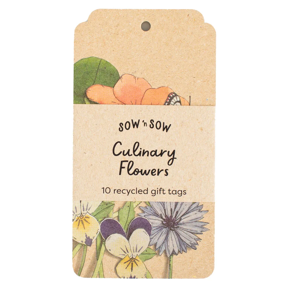 Culinary Flowers Gift Tag