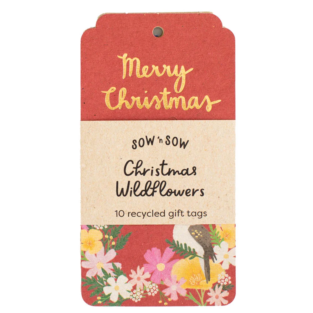 Foiled Christmas Gift Tag