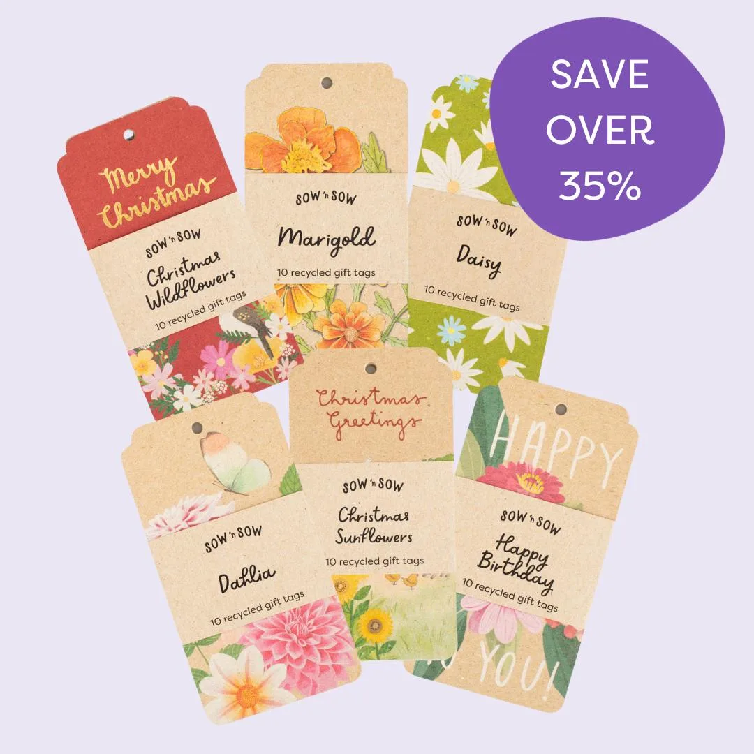 Any 6 Recycled Gift Tag Packs