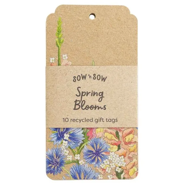 Spring Botanical Gift Tag by Sow 'n Sow